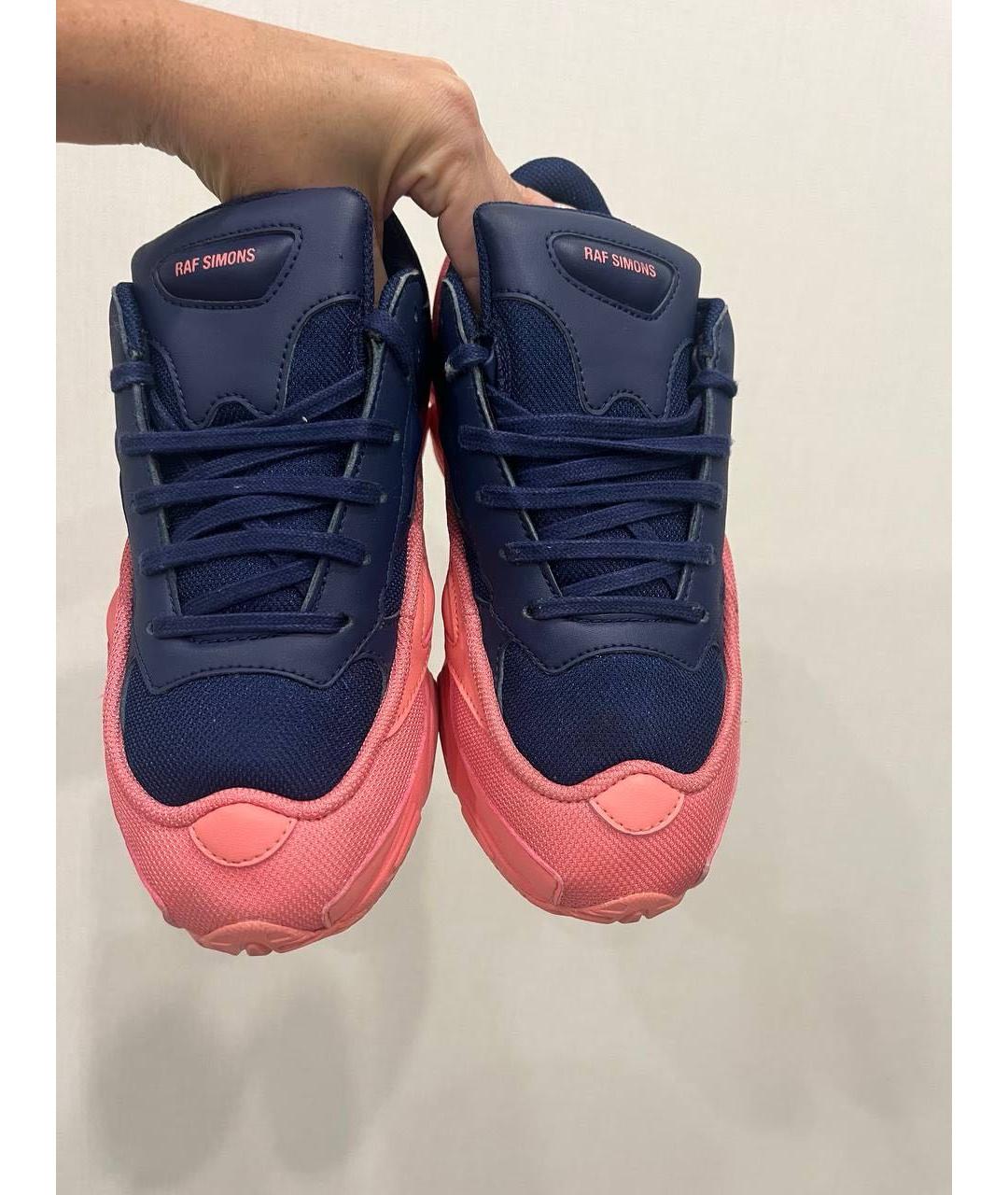 ADIDAS X RAF SIMONS Розовые текстильные кроссовки, фото 2