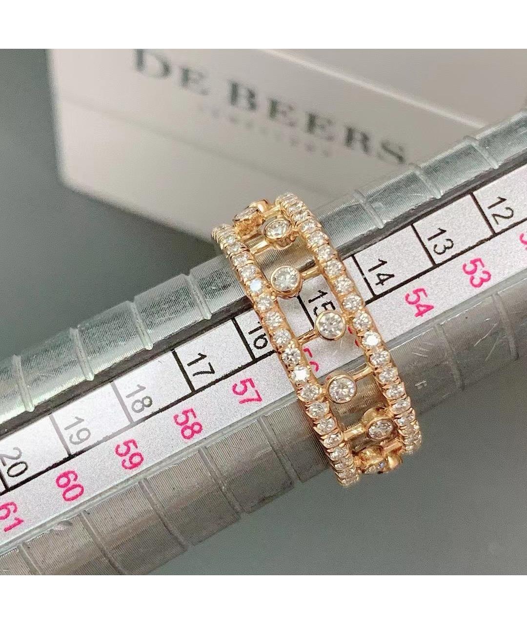 DE BEERS Золотое кольцо из розового золота, фото 2