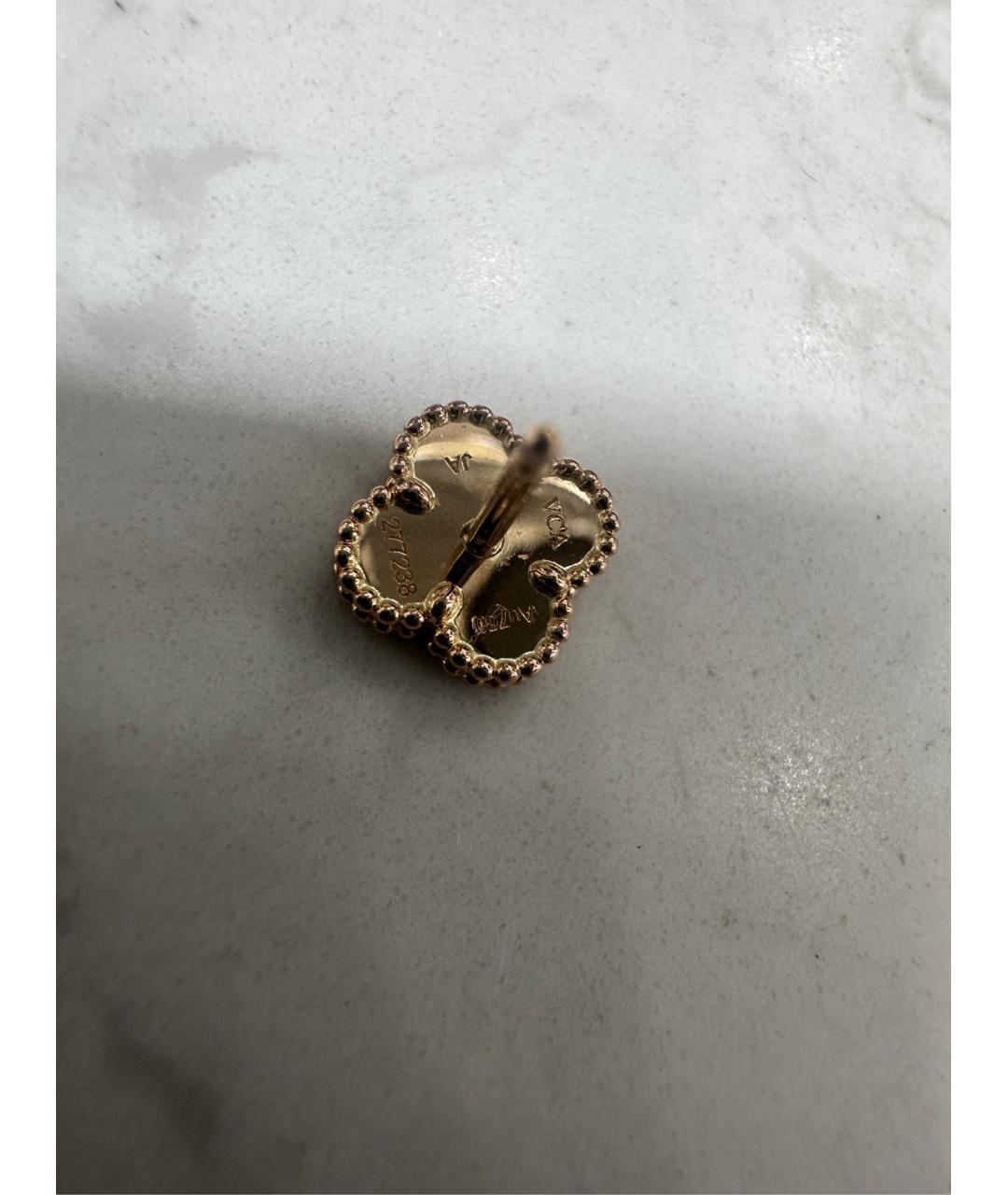 VAN CLEEF & ARPELS Красные серьги из желтого золота, фото 6