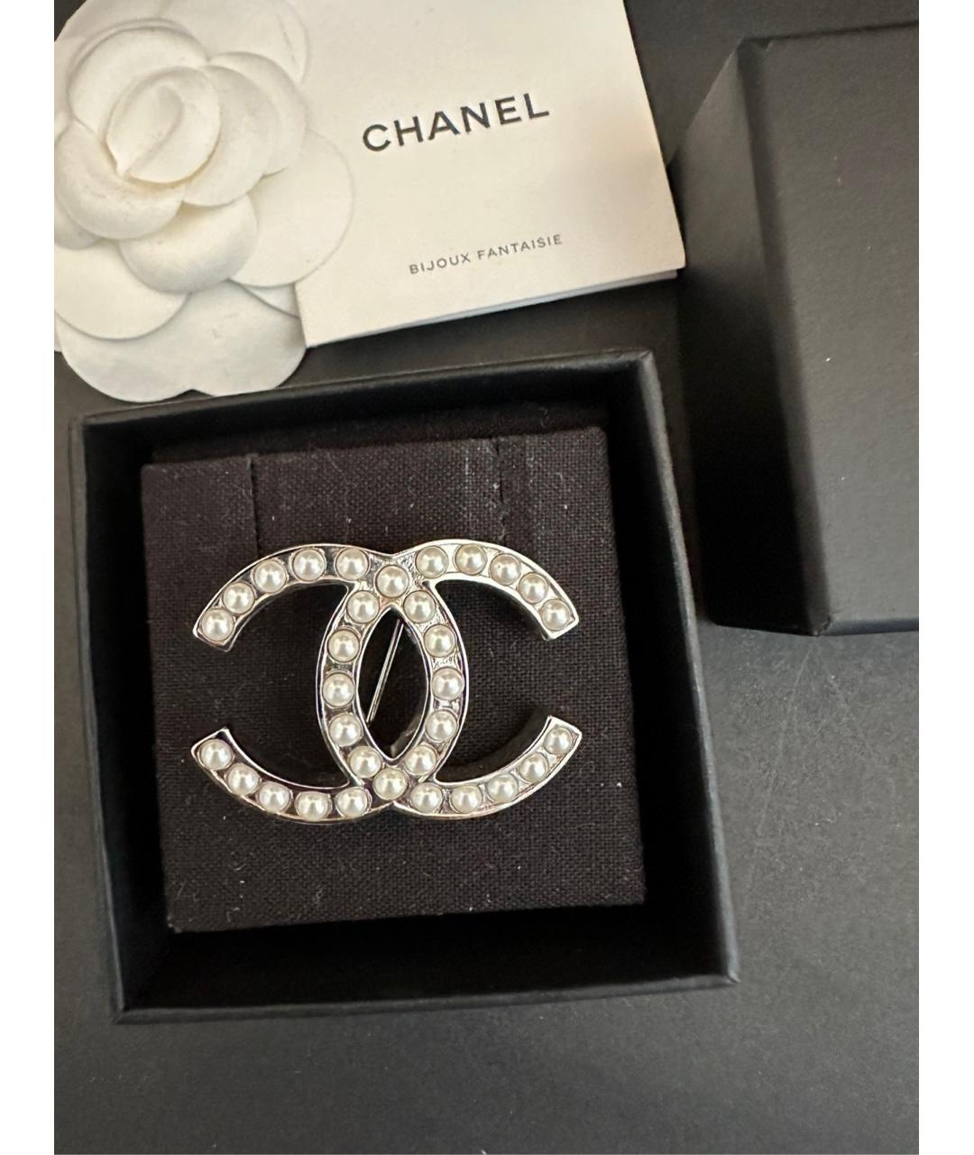 CHANEL Серебряная булавка / брошь, фото 3