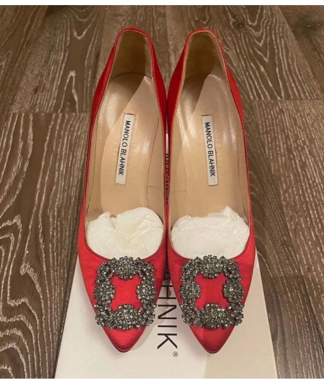 MANOLO BLAHNIK Красные туфли, фото 3