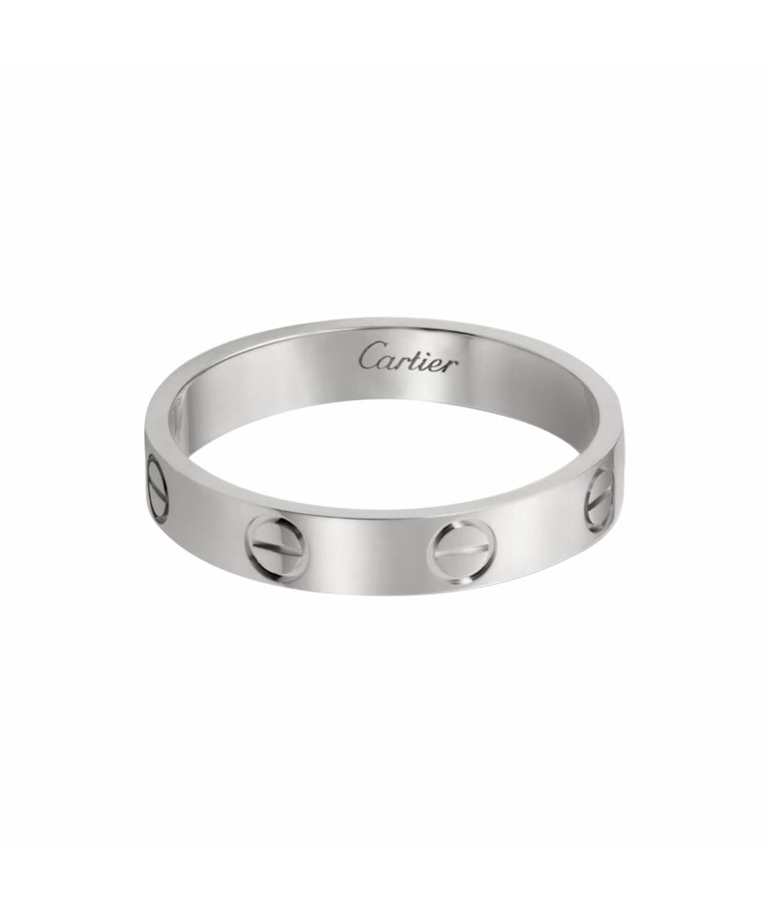 CARTIER Белое кольцо из белого золота, фото 1