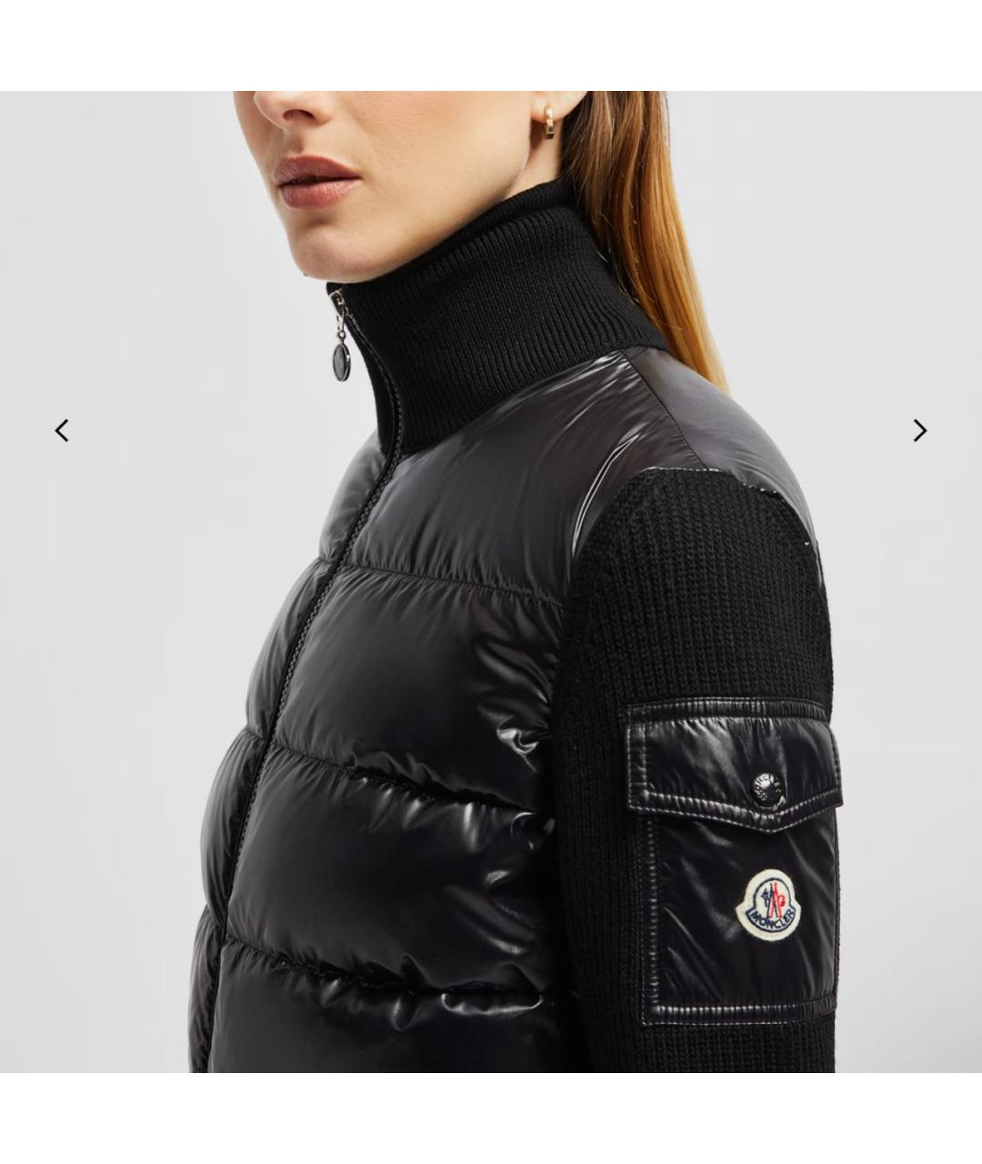 MONCLER Черная куртка, фото 5