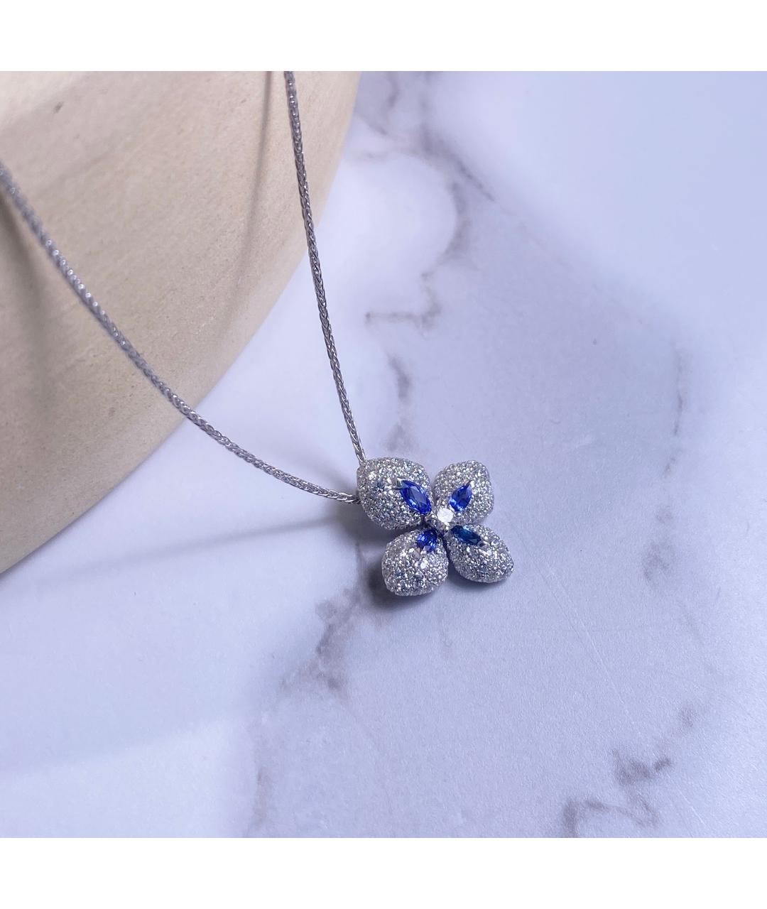 CHAUMET Серебряное колье из белого золота, фото 3