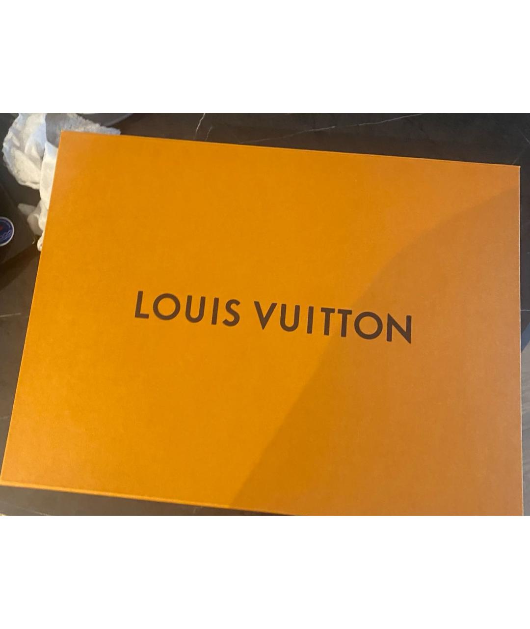 LOUIS VUITTON Черная кожаная сумка через плечо, фото 3