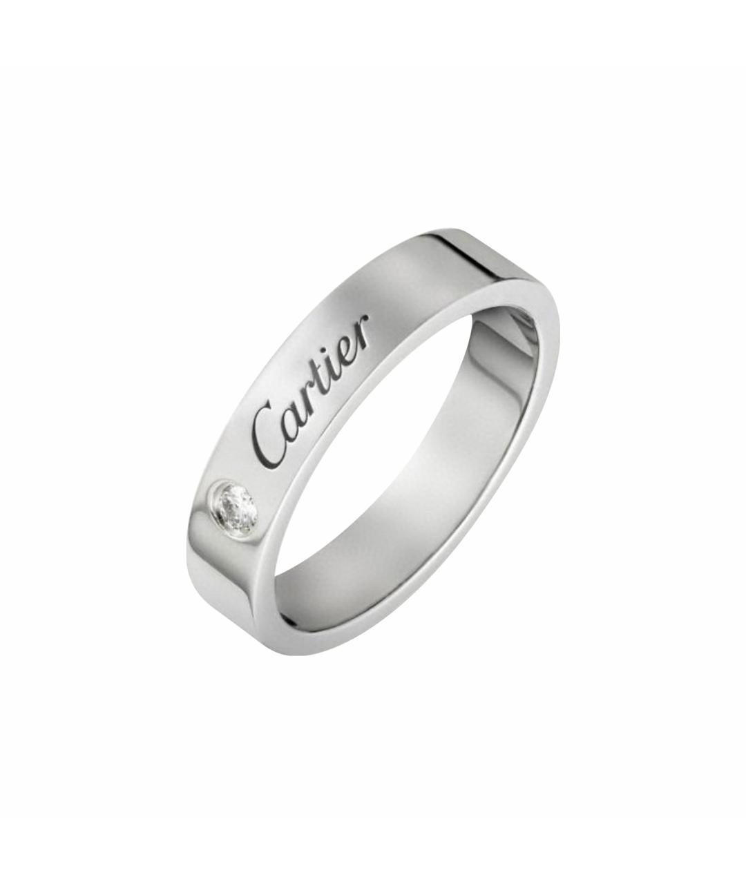 CARTIER Белое кольцо из белого золота, фото 1