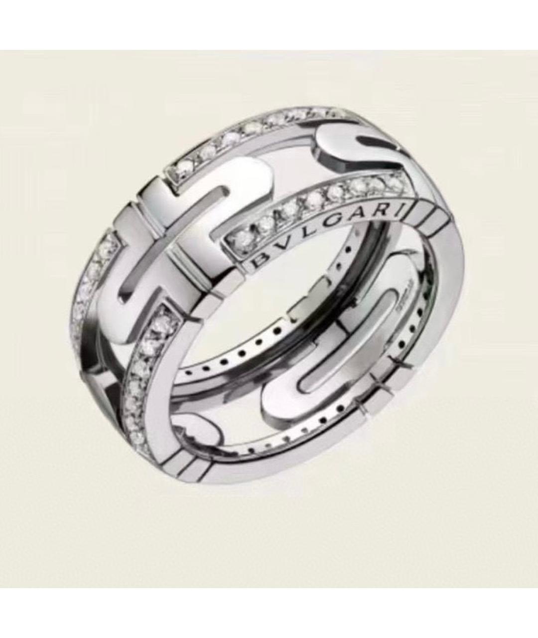 BVLGARI Белое кольцо из белого золота, фото 7