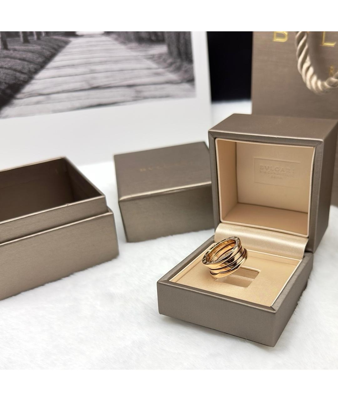 BVLGARI Золотое кольцо из розового золота, фото 4