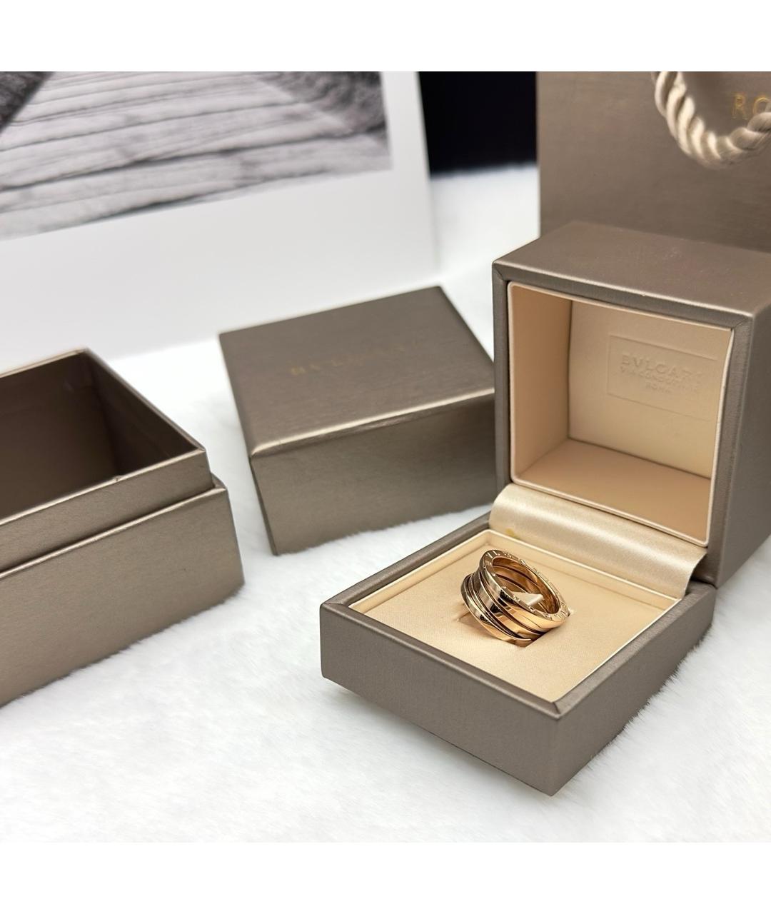 BVLGARI Золотое кольцо из розового золота, фото 3