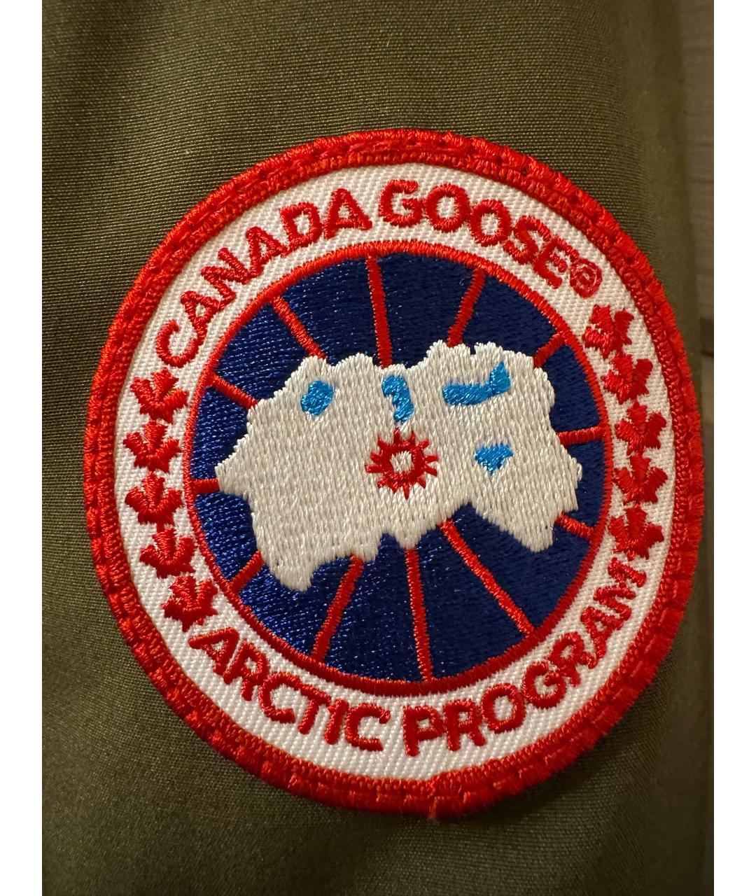 CANADA GOOSE Хаки полиэстеровая куртка, фото 5