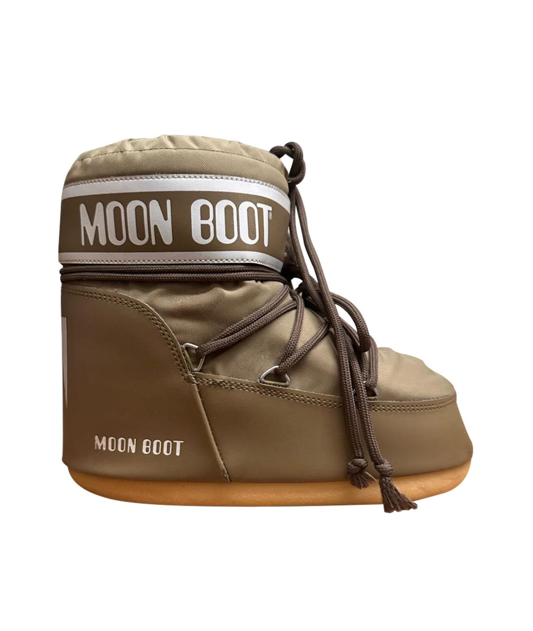 MOON BOOT Хаки высокие ботинки, фото 1