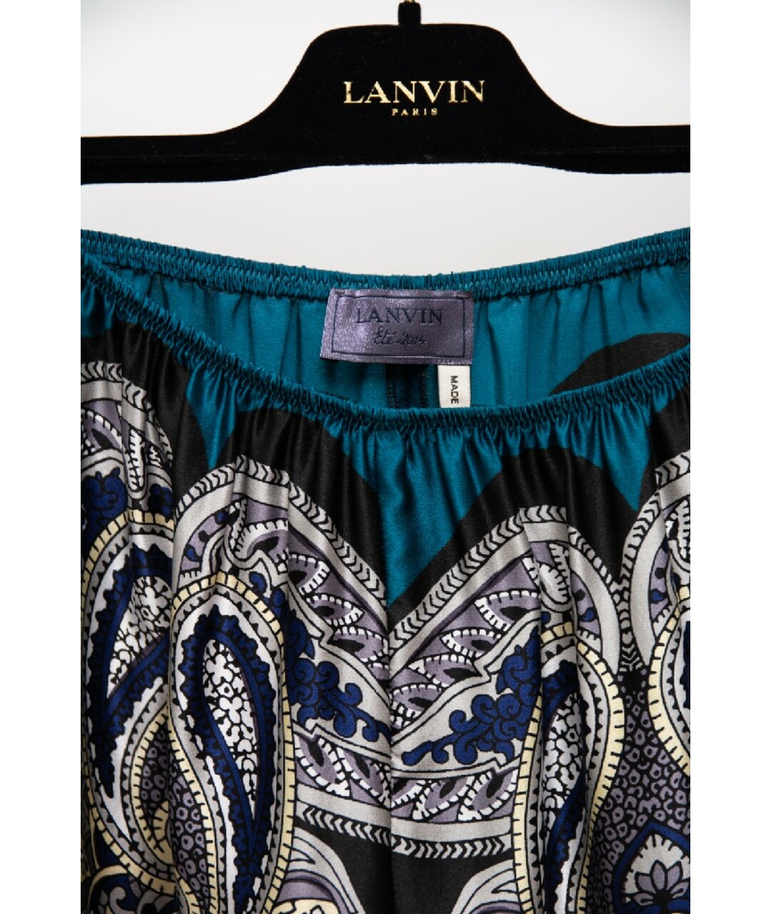 LANVIN Шелковые брюки узкие, фото 4