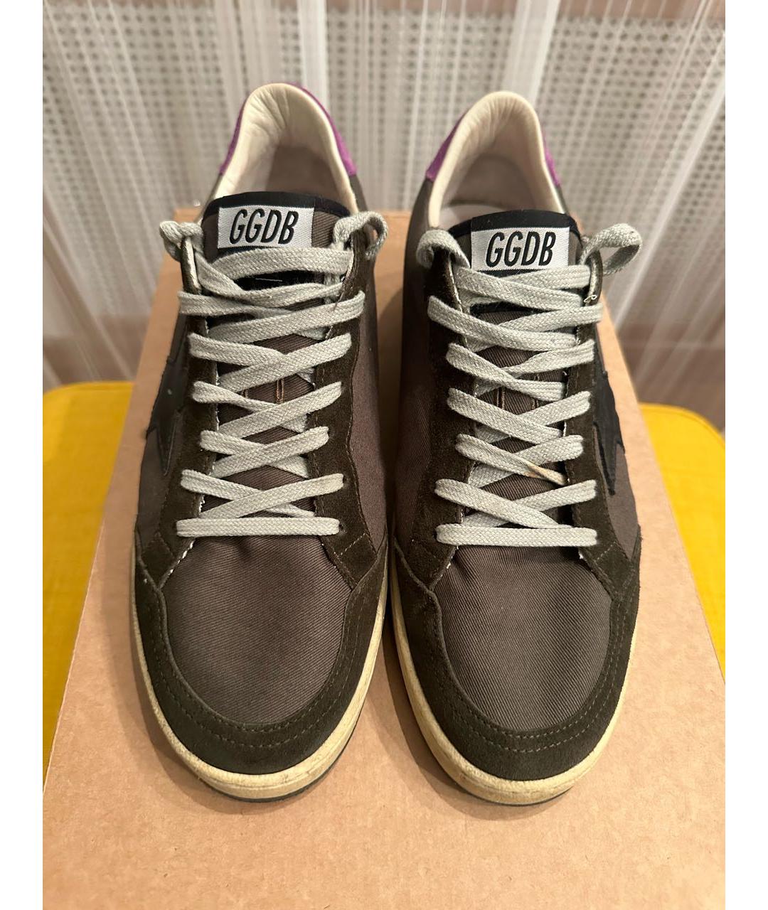 GOLDEN GOOSE DELUXE BRAND Текстильные низкие кроссовки / кеды, фото 2