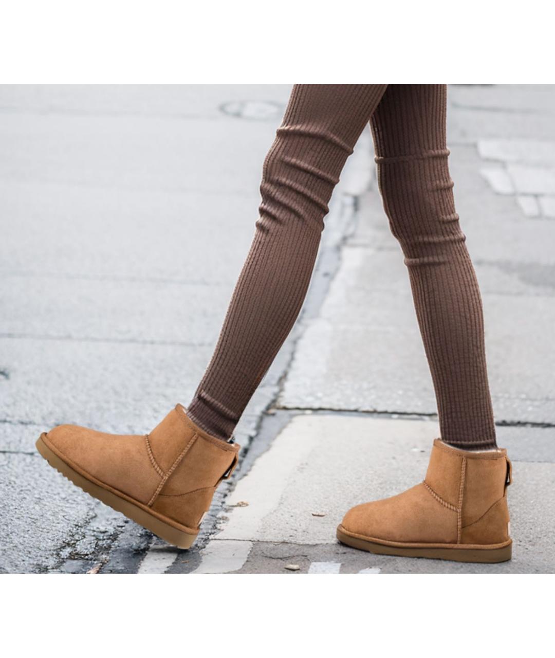 UGG AUSTRALIA Коричневые сапоги, фото 4