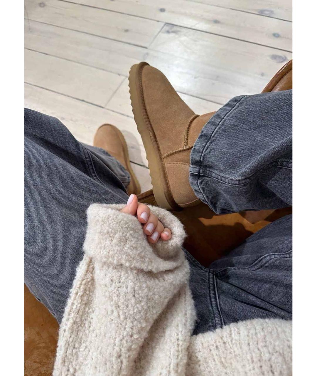 UGG AUSTRALIA Коричневые сапоги, фото 5