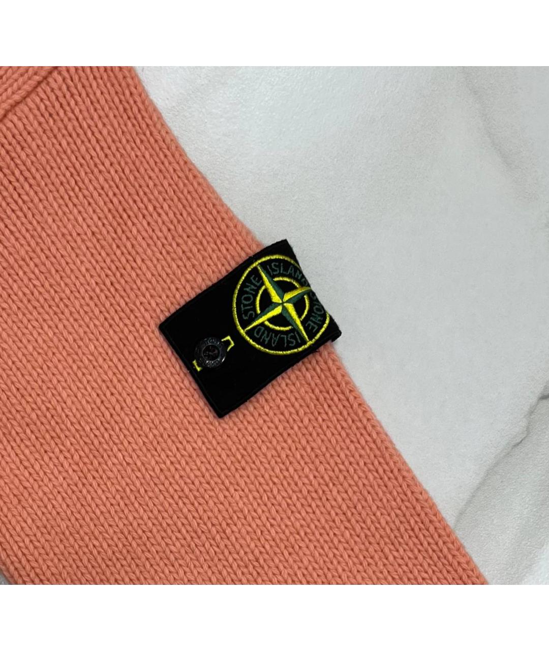 STONE ISLAND Оранжевый шерстяной джемпер / свитер, фото 3