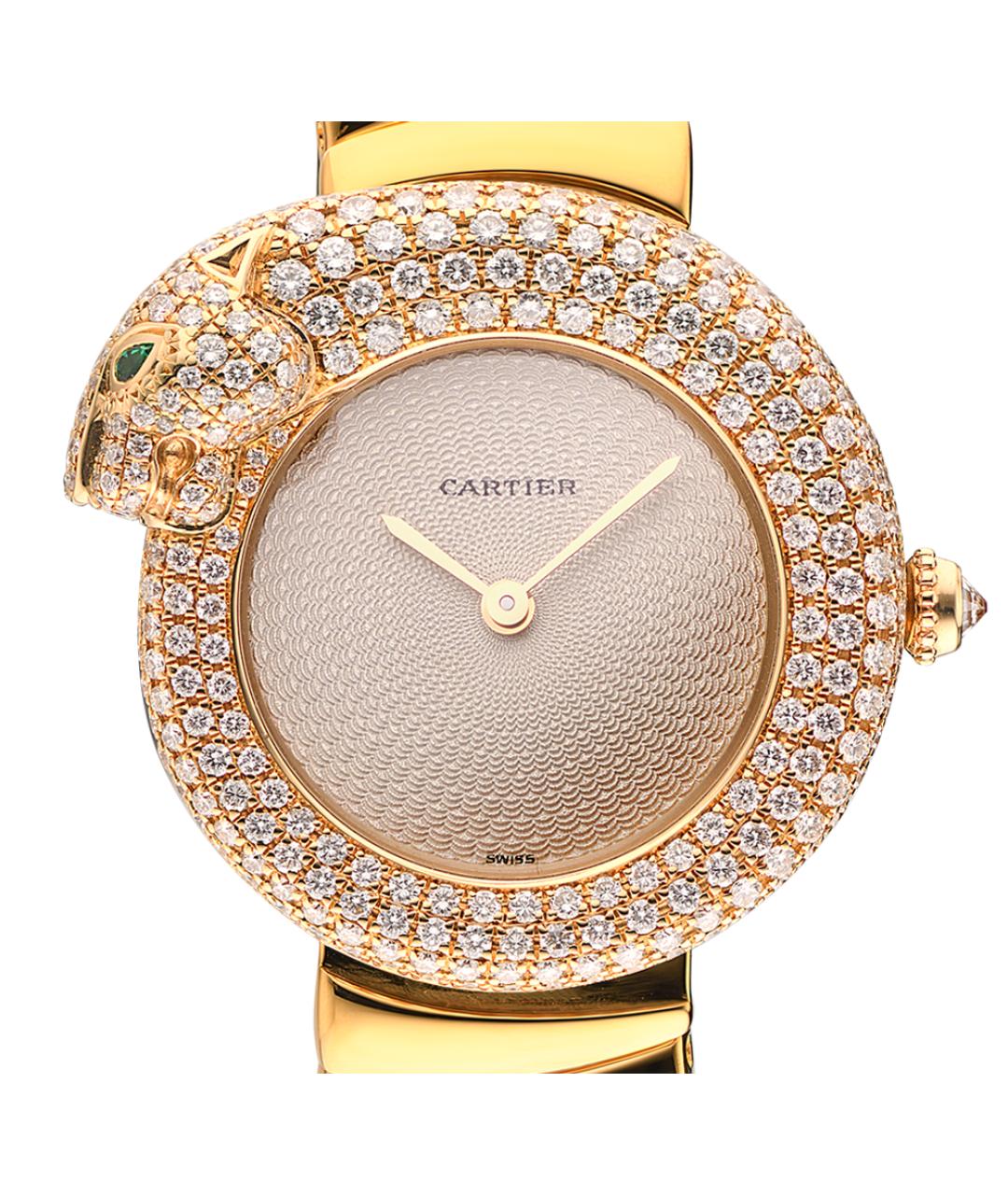 CARTIER Золотые часы из желтого золота, фото 2