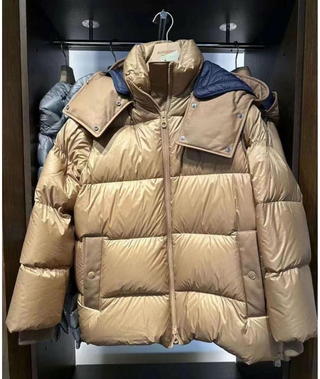 BURBERRY Бежевый пуховик, фото 6