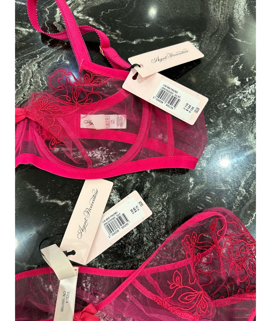 AGENT PROVOCATEUR Розовый комплекты, фото 3