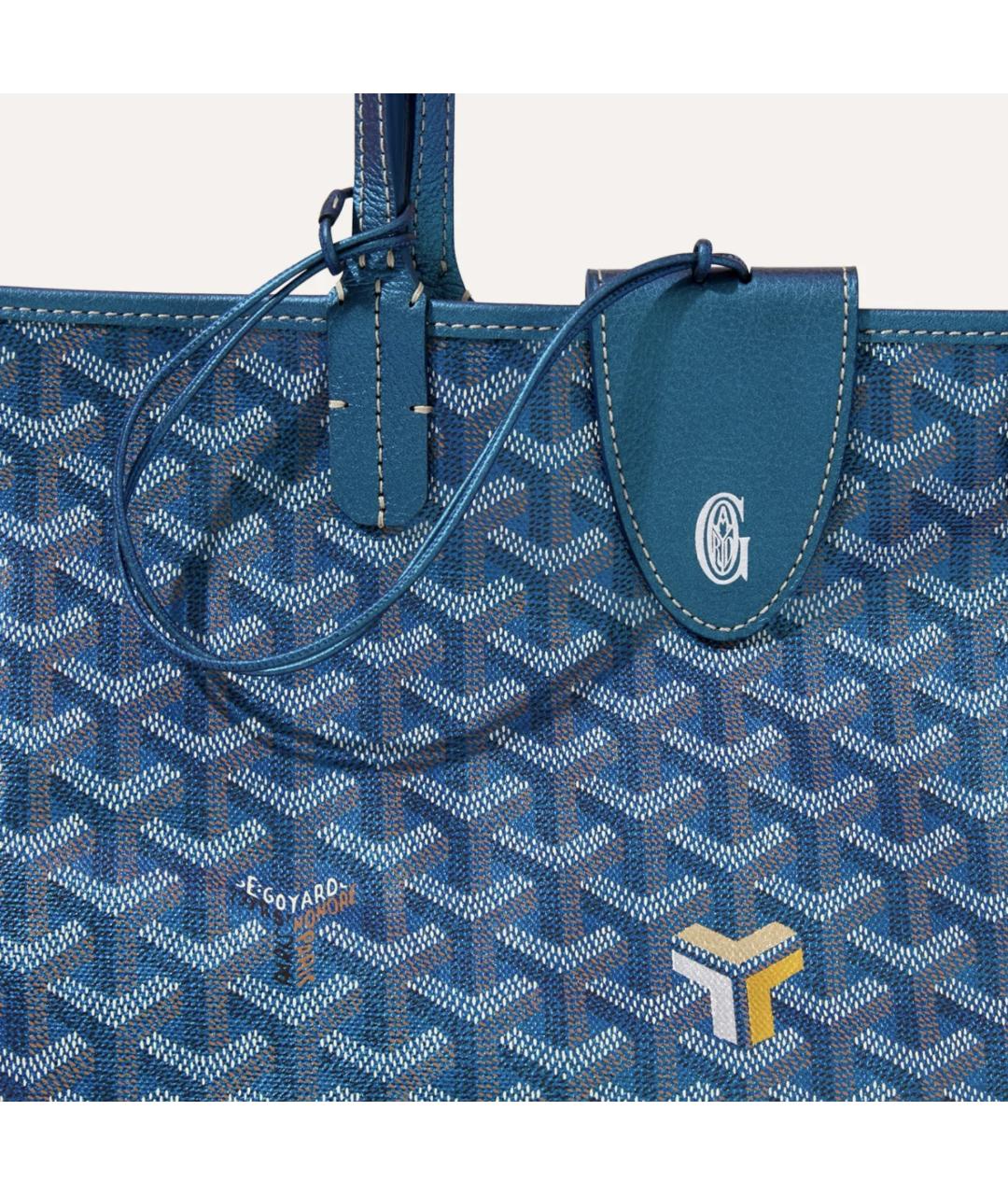 GOYARD Синяя сумка тоут, фото 5