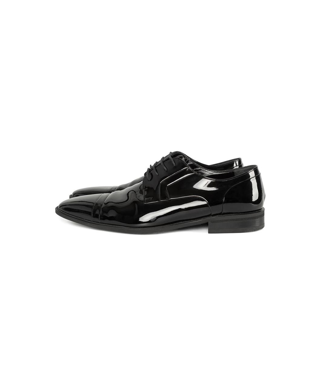 DOLCE&GABBANA Черные туфли из лакированной кожи, фото 5