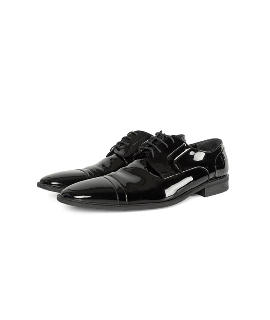 DOLCE&GABBANA Черные туфли из лакированной кожи, фото 2