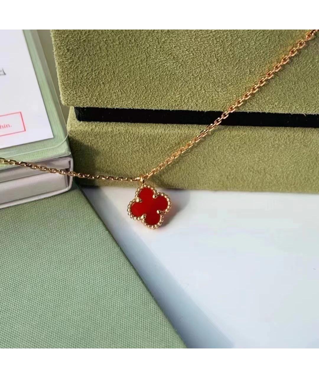 VAN CLEEF & ARPELS Красная подвеска из розового золота, фото 5