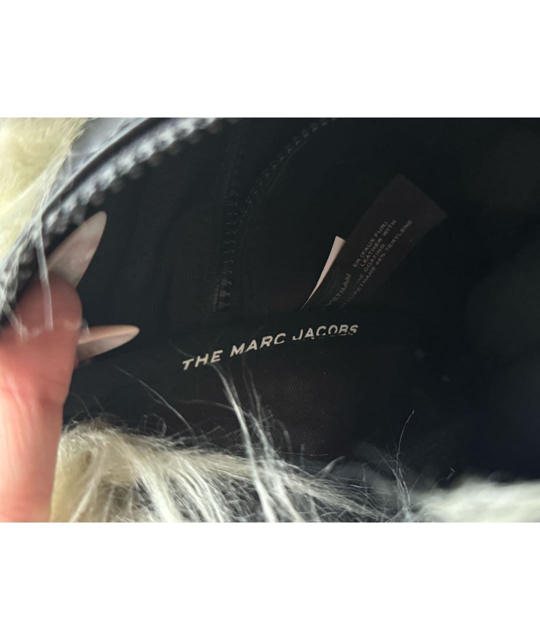 MARC JACOBS Зеленая меховая сумка тоут, фото 4