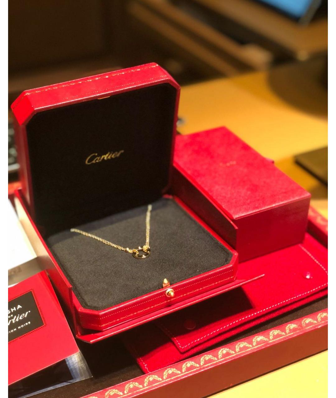 CARTIER Золотое колье из желтого золота, фото 3