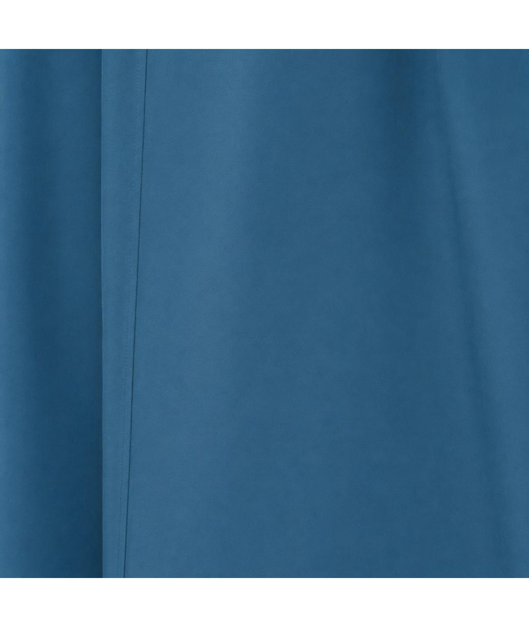 JIL SANDER Синее хлопковое платье, фото 3