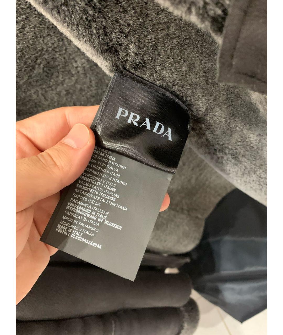 PRADA Коричневая дубленка/шуба, фото 3