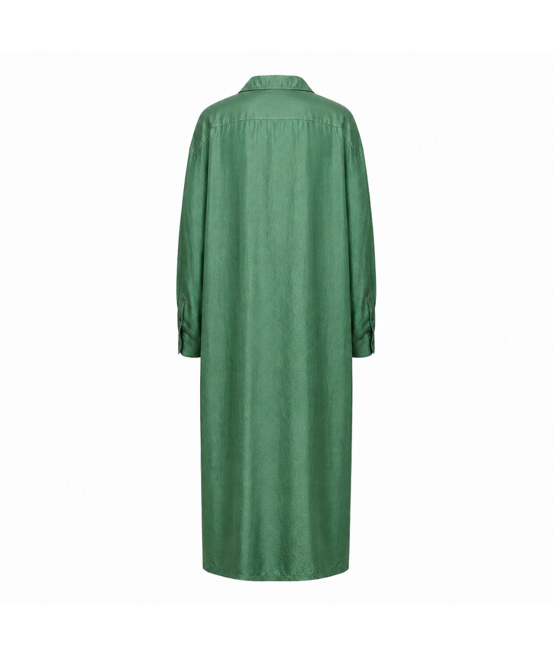 JIL SANDER Зеленое полиамидовое платье, фото 4