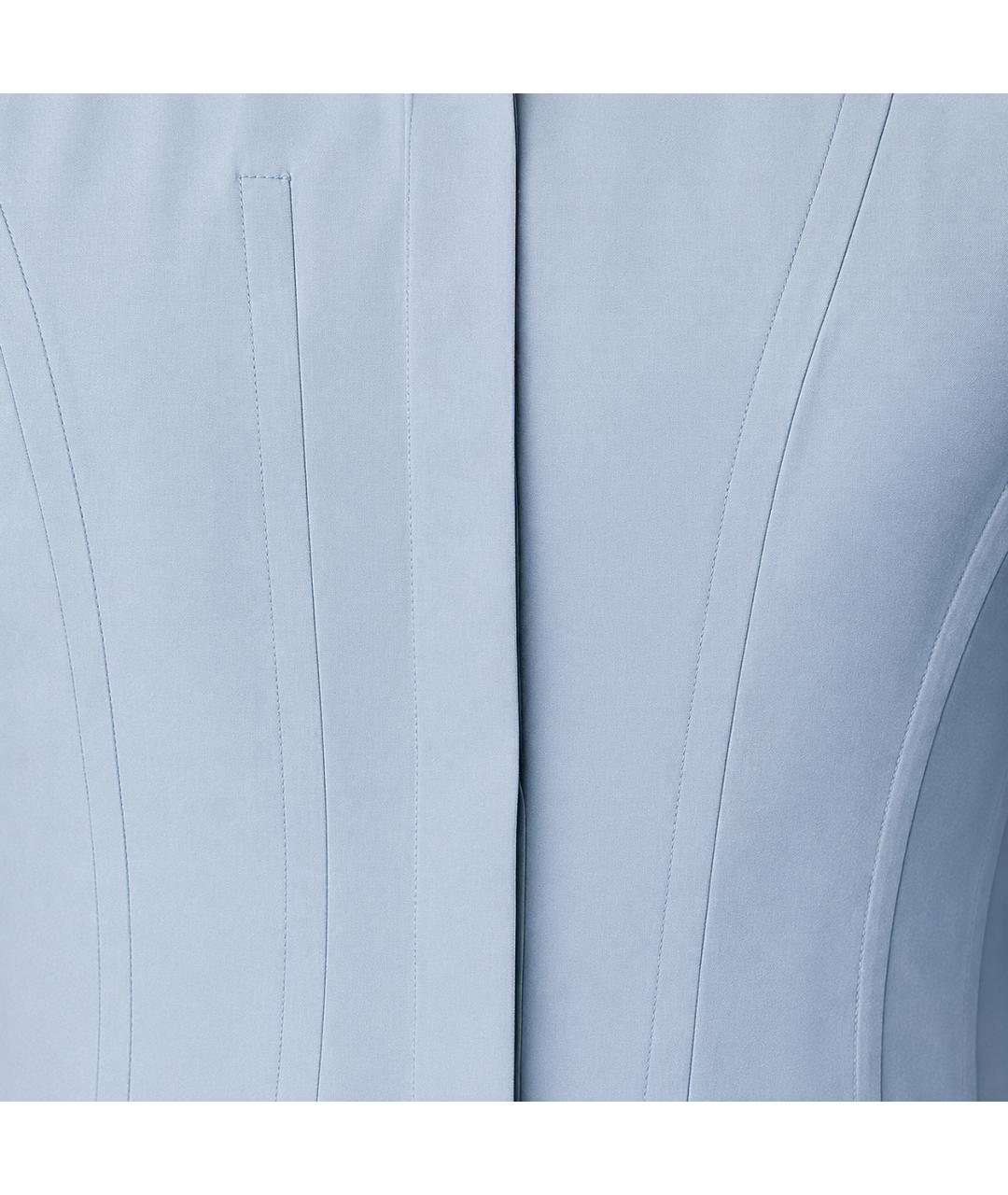 JIL SANDER Голубое хлопковое платье, фото 2