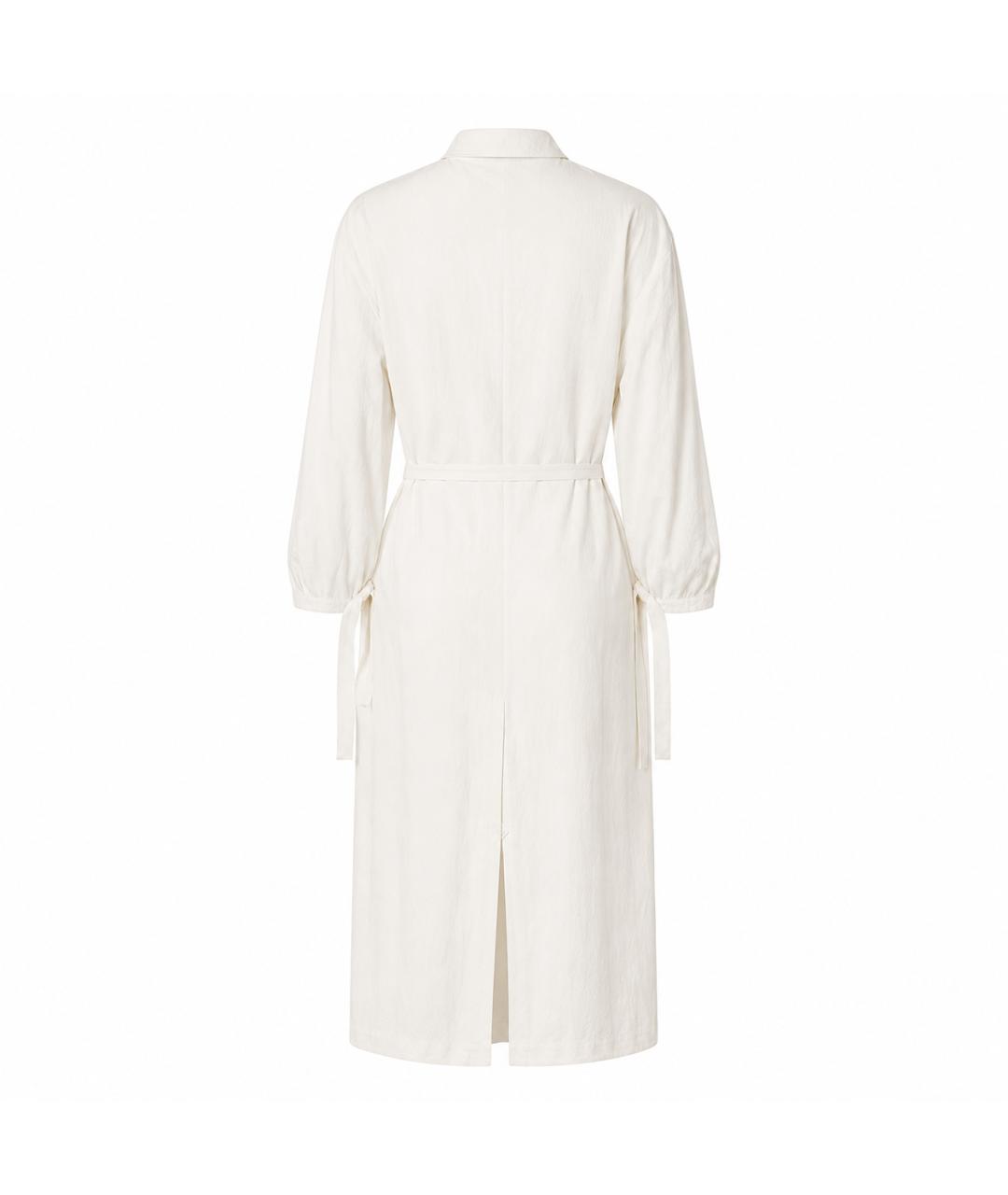 JIL SANDER Бежевое хлопковое платье, фото 3