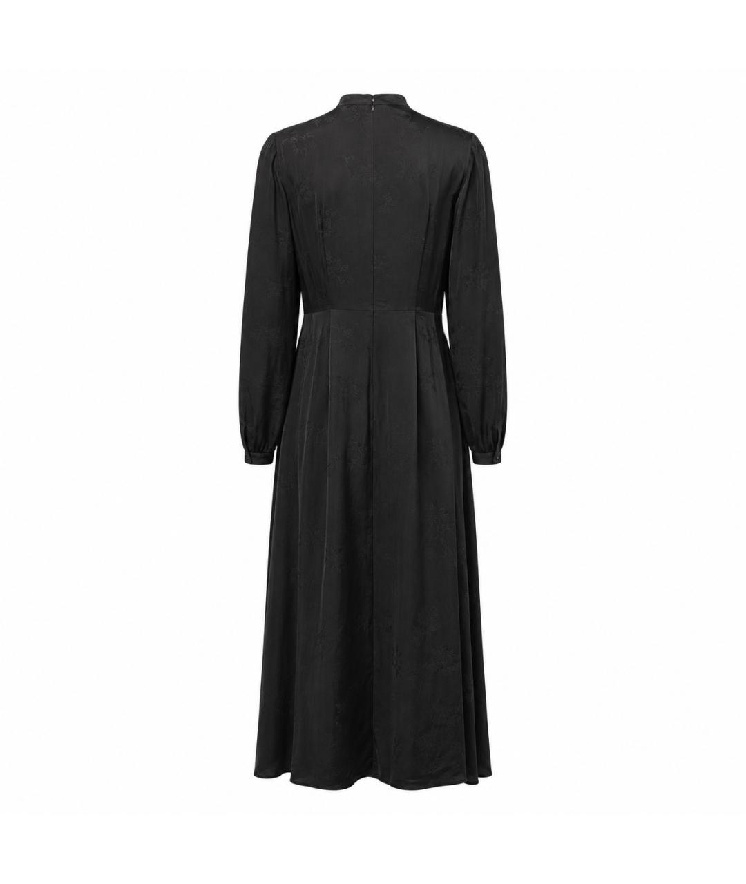 JIL SANDER Черное вискозное вечернее платье, фото 3
