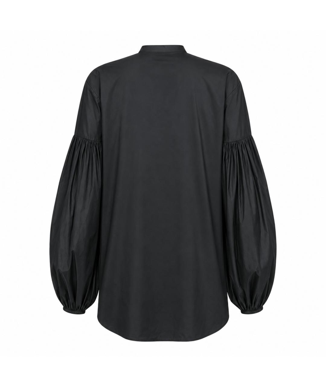 JIL SANDER Черная полиэстеровая блузы, фото 2