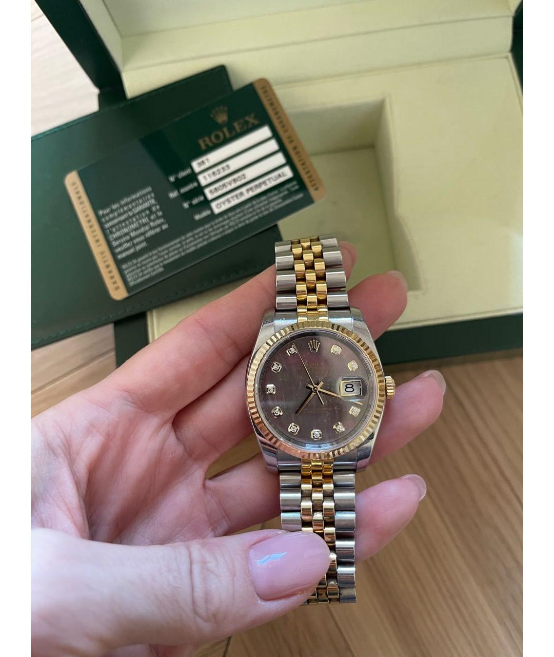 ROLEX Золотые часы из желтого золота, фото 3