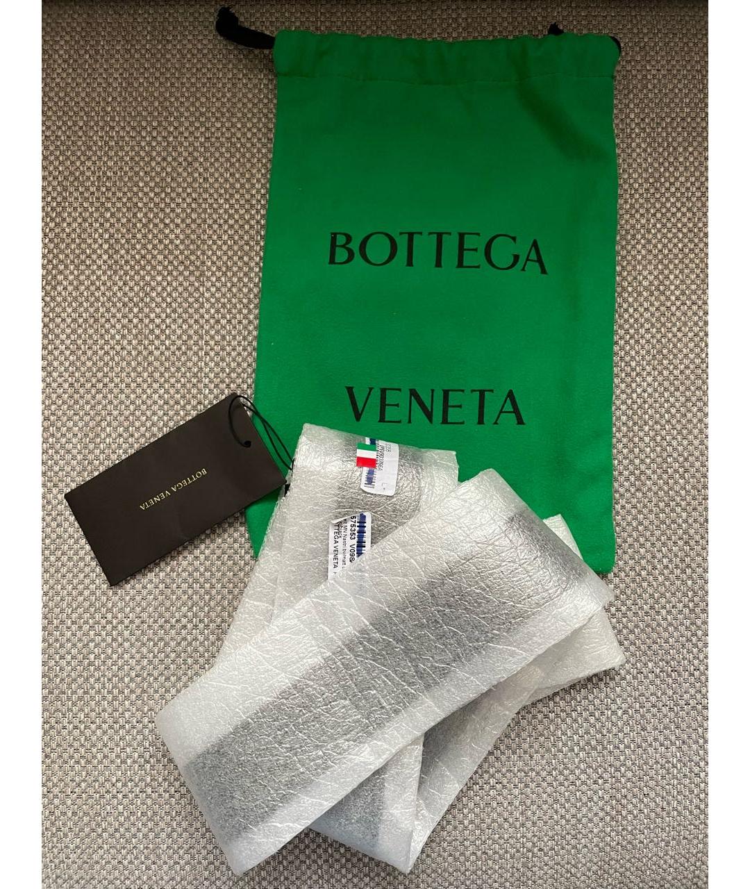 BOTTEGA VENETA Хаки ремень, фото 3