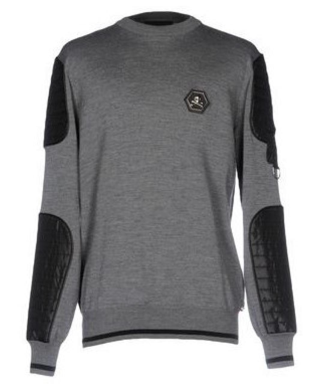 PHILIPP PLEIN Серый джемпер / свитер, фото 1