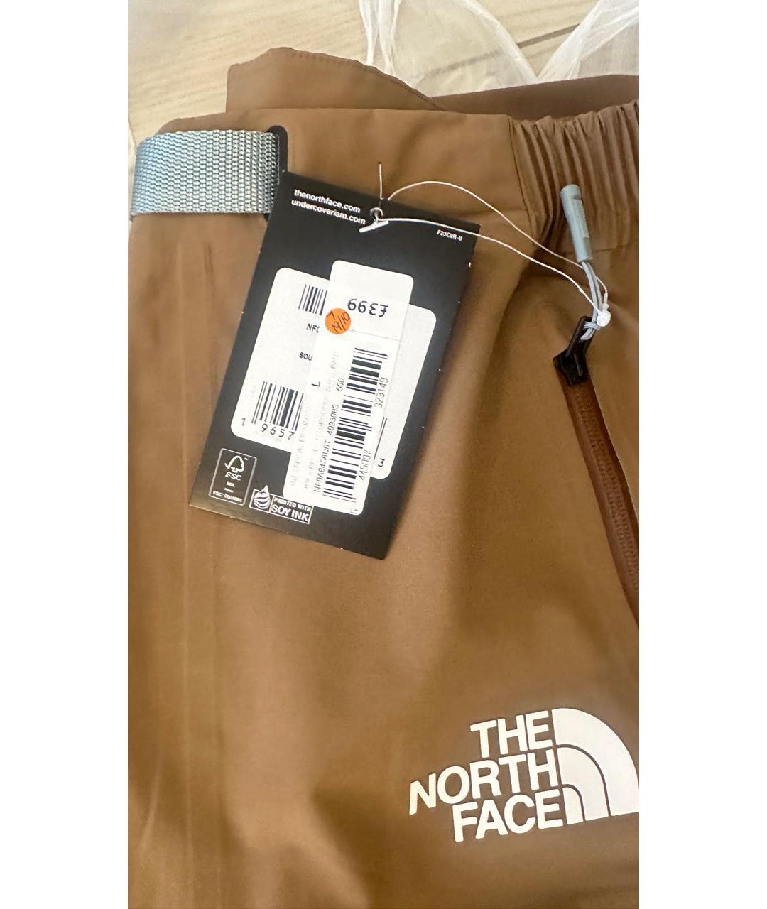 THE NORTH FACE Коричневые полиэстеровые повседневные брюки, фото 7