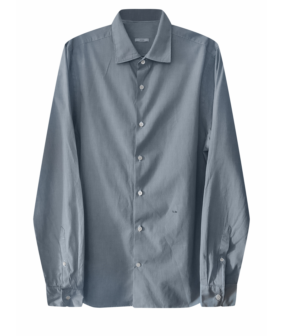 CLOSED Голубая хлопковая классическая рубашка, фото 1