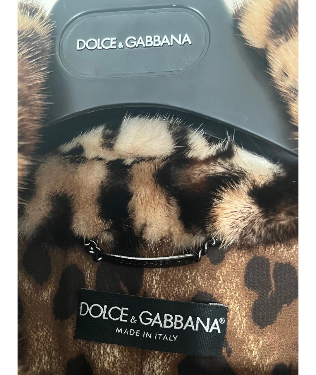 DOLCE&GABBANA Меховая шуба, фото 3