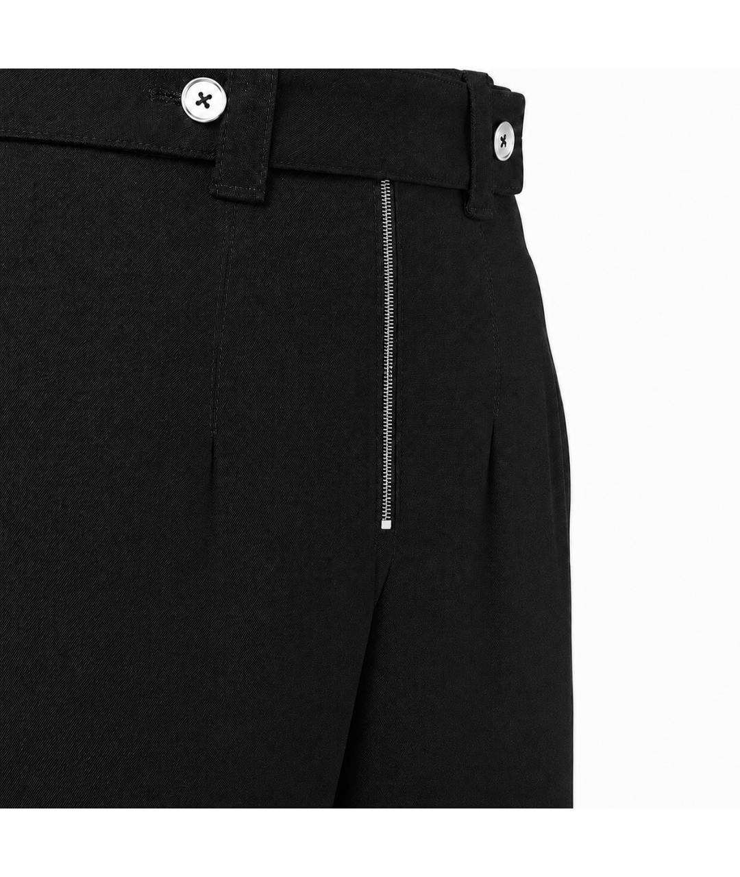 JIL SANDER Темно-синие хлопковые прямые джинсы, фото 2
