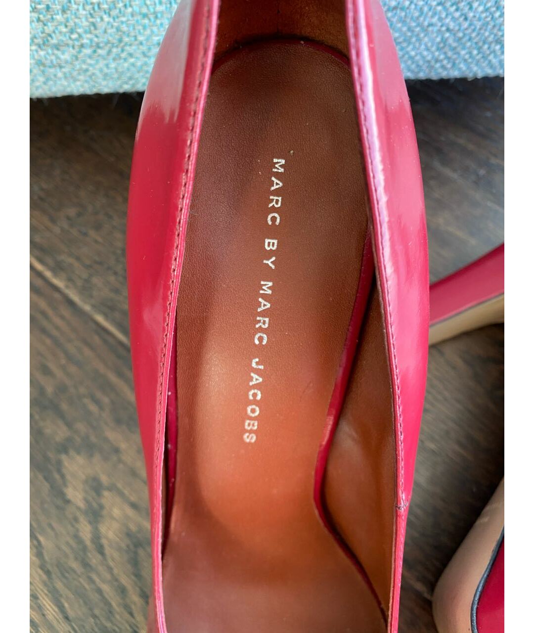 MARC BY MARC JACOBS Красные туфли из лакированной кожи, фото 4