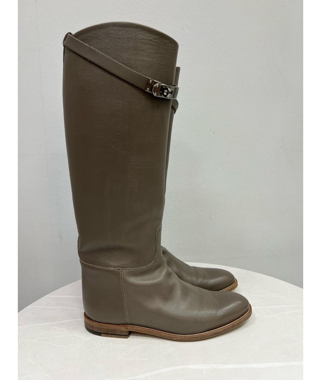 HERMES Кожаные сапоги, фото 7