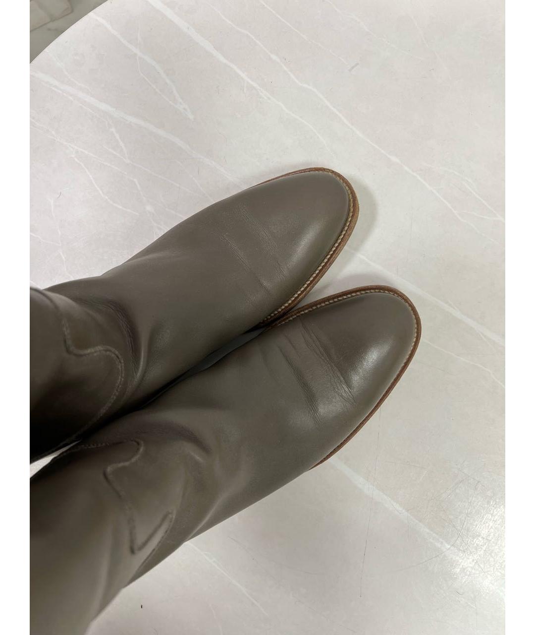 HERMES Кожаные сапоги, фото 5