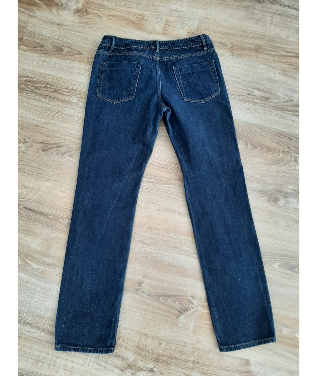 CLOSED Синие хлопковые прямые джинсы, фото 5