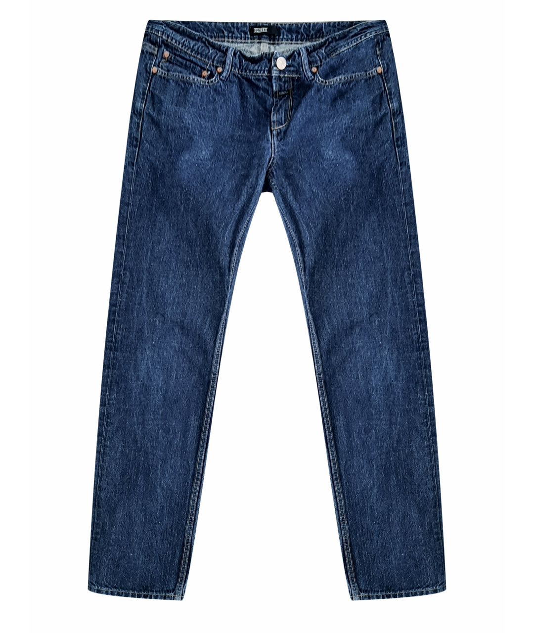 CLOSED Синие хлопковые прямые джинсы, фото 1