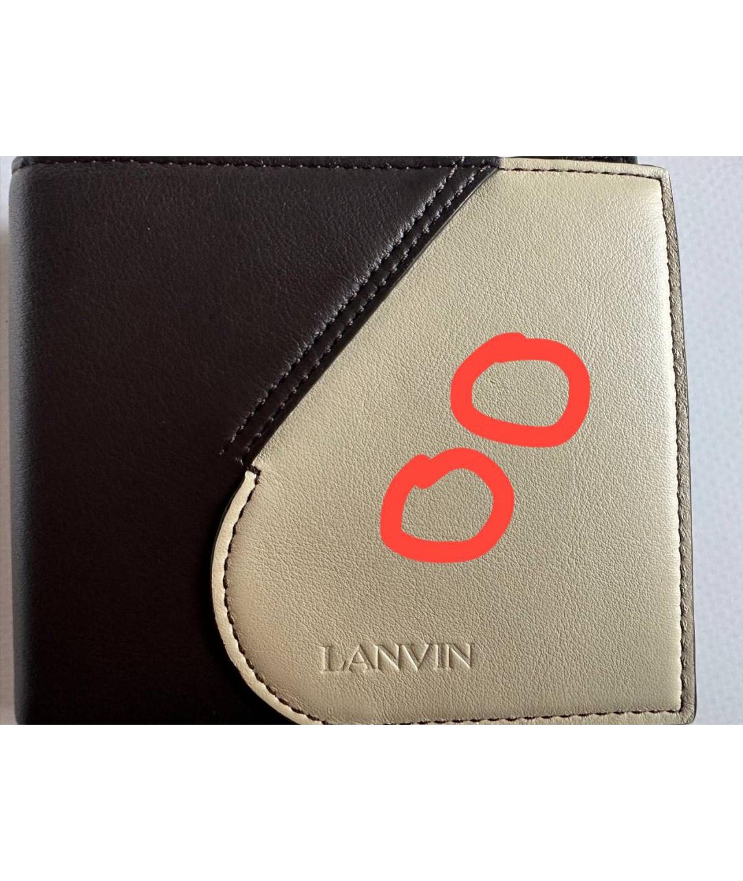 LANVIN Мульти кожаный кошелек, фото 5