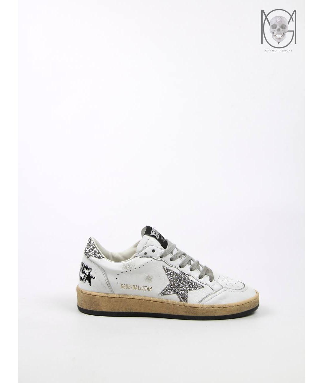 GOLDEN GOOSE DELUXE BRAND Белые кожаные кеды, фото 9